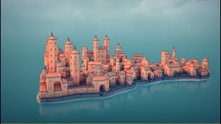 Townscaper Timelapse Aesthetic Town [upl. by Beeson585]