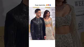 Khushi Kapoor with Vedang Raina rampwalk bollywood kapoor ytshorts trending [upl. by Irim]