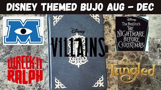 2024 Disney Themed Bullet Journal Flip Through  Aug  Dec [upl. by Stafani]