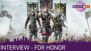 BEANSE3 2016  For Honor Interview mit Jason VandenBerghe von Ubisoft  16062016 [upl. by Wei]