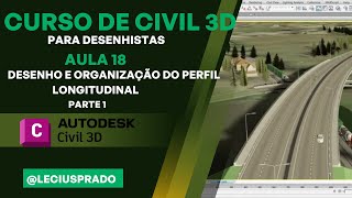 Curso Civil 3D para desenhistas  Aula 18  Criando perfis de superfícies [upl. by Eseuqcaj398]