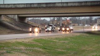 Dyersburg TN Tornado Sirens Storm  12232015 [upl. by Nester]