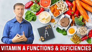 Vitamin A Sources Functions and Deficiencies – Dr Berg [upl. by Suravat801]