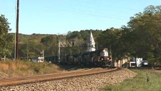 NS SD402 3280 leads NS 16R at Lindale Georgia  11804 [upl. by Sweet]