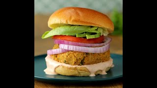 Chickpea Cauliflower Burger • Tasty [upl. by Ahsitneuq]