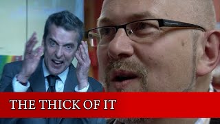 Malcolm Tuckers Chaos At The Radio Station  The Thick of It  BBC Comedy Greats [upl. by Froemming]