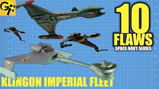 10 Flaws KLINGON IMPERIAL FLEET Star Trek [upl. by Shuler]