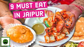 Jaipur Street Food MUST visit Places  Indian Food  Best of Veggie Paaji [upl. by Rafaelita]