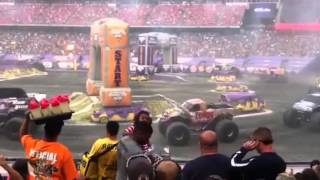 Monster Jam Gillette 2014 [upl. by Arba]