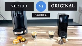 Nespresso Vertuo Vs Original Machines Comparing The Two Lines [upl. by Nauqas941]