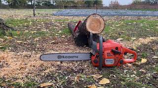 Husqvarna 445 chainsaw [upl. by Earb]