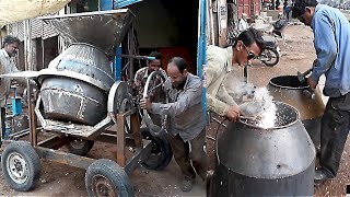 Full process Of Making A Concrete Mixer Machine  Desi Jugad [upl. by Mchale]