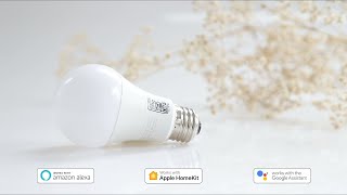 3 Min  Set Up Meross Smart WiFi LED Bulb  Meross [upl. by Eedrahs]