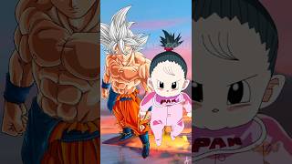 GOKU VS PAN  who is strongest shorsfeed goku dragonballsuper anime db [upl. by Morven85]