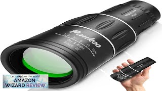 16X52 Monocular Telescope High Powered for Adults 2023 Power Prism Compact Monoculars Review [upl. by Yrem]