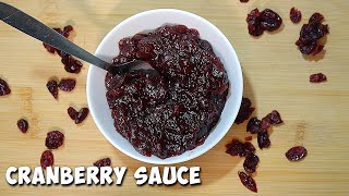 How to Make Cranberry Sauce in 15 Minutes [upl. by Witte356]