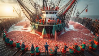 The Secret of Massive Shrimp Hauls  How Fishermen Catch Billions Fish in a Single Sweep [upl. by Adnorrehs884]