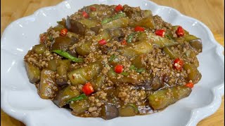 How to StirFry Fish Flavoured Eggplant Dont deepfry eggplant 鱼香茄子 [upl. by Adraynek]