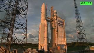 Arianespace Vol VA230  EchoStar XVIII et BRIsat VF [upl. by Wilkey415]