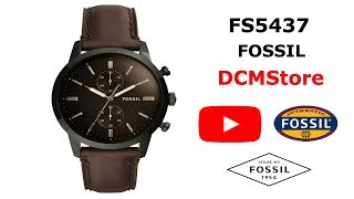 FS5437 Fossil Townsman Chronograph Brown Dial [upl. by Oynotna]