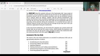 ICAN CASE STUDY PRE SEEN ANALYSIS NOV 24 Diet Travex Hotel Limited [upl. by Godwin]