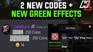 NEW CODES For HOOPS LIFE  New GREEN EFFECTS [upl. by Billie275]