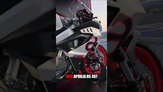 2024 APRILIA RS 457  WHITE 😱 FIRST LOOK  WALKAROUND aprilia rs457 [upl. by Africah]