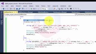 C insert update delete  crud operation using sqlite  SQLite tutorial3 [upl. by Redlac]