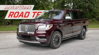 The 2020 Lincoln Navigator Black Label is Built to Impress  MotorWeek Road Test [upl. by Valenza39]