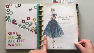 PLANNER BABES Planner Review Simplicity Sewing Planner [upl. by Rik]