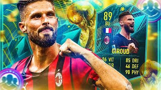 JE TESTE OLIVIER GIROUD 89 MOMENTS  rentable ou douille  🇫🇷   FIFA 22 Ultimate Team [upl. by Nemzaj678]