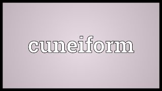 Cuneiform Meaning [upl. by Frey]