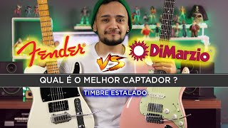 Agora a cobra vai fumar Fender vs DiMarzio qual melhor captador 🔥 [upl. by Elcarim]