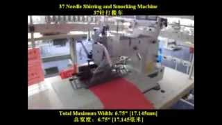 37 Needle Smocking Machine [upl. by Wrennie]