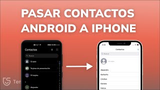 PASAR CONTACTOS｜cómo pasar contactos de Android a iPhone en 1 minuto [upl. by Leeke]