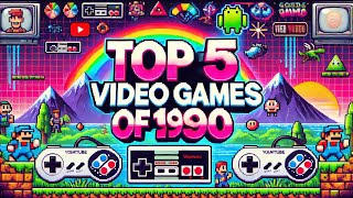 Top 5 Best Video Games of 1990  Retro Gaming Countdown [upl. by Boy]