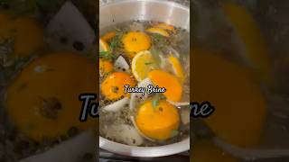 Turkey Brine 🦃🍊 chefmorghan morghanskitchen turkeybrine HowToMakeTurkeyBrine [upl. by Delphinia]