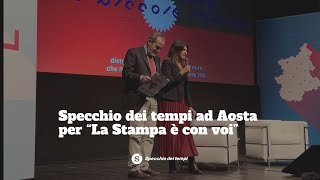 quotLa Stampa è con voiquot ad Aosta presentazione Specchio dei tempi [upl. by Gautious]