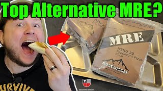 ALLGO Outdoors MRE Review  Military Spec Ration 🌮 Mexican Beef Taco Meal Ready To Eat Taste Test [upl. by Anazraf44]