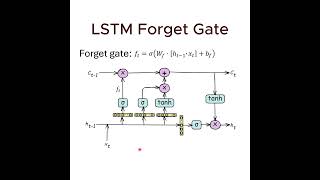 Forget gate of LSTM [upl. by Hsu727]