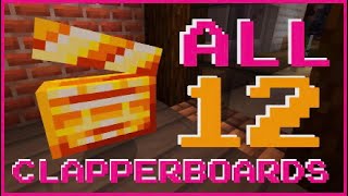 Minecraft x Universal Event  All 12 Clapperboard Locations Guide [upl. by Ahseenak]