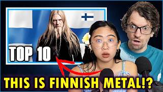 Our Reaction to Top 10 Finnish Metal Bands Ever [upl. by Llaccm]