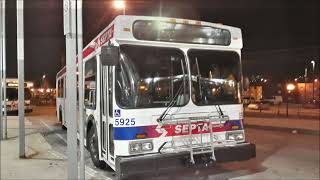 RETIRED SEPTA Route 90 2004 New Flyer D40LF 5925 wWorn Axles Full Length [upl. by Travus268]