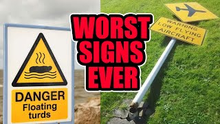 NOOOOOOOOOOOOO  Worlds Worst Signs 11 [upl. by Acirne664]