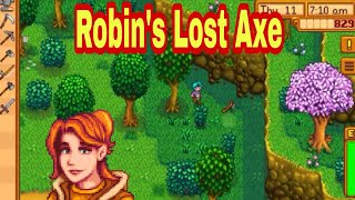 Cara menyelesaikan misi  Robins Lost Axe  Stardew Valley [upl. by Peri551]