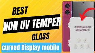 Best Non UV temper glass Moto edge 50 fusion  Avoid UV temper glass  Curved display in TNTech [upl. by Neddy]