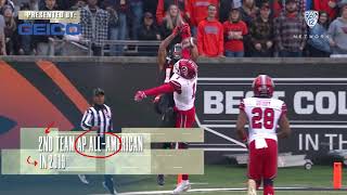 NFL Draft Highlights Utah DB Jaylon Johnson [upl. by Qifahs]