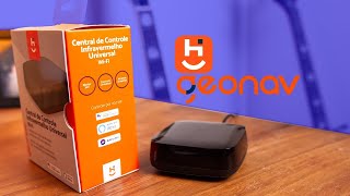 Compatível com Alexa Controle Infravermelho Universal Geonav  Review completo [upl. by Ojiram]