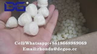 BIO biodegradable granules corn based ball maker extruder from Jinan DG [upl. by Nyrak913]