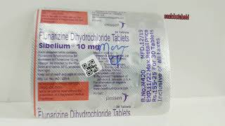 Sibelium tablet flunarizine migraine headache ki dawai [upl. by Llewoh]